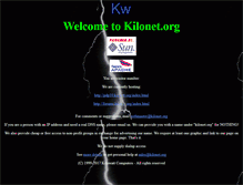 Tablet Screenshot of kilonet.org